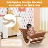 NEOCOZY Pikler Triangle Set with Cushion, Arch and Slide, Toddler