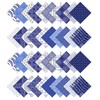 Soimoi 40Pcs Japanese Sashiko Print Precut Fabrics Strips Roll Up