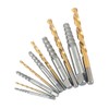 10PCS Screw Extractor and Left Hand Cobalt Drill Bit Set,