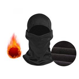 Elegance-go Balaclava Winter Balaclava, Windproof Thermal Balaclava, Ski Mask, Face Mask, Unisex Face Mask, Balaclava for Men and Women, Skiing, Motorcycling, Fishing, Black, black