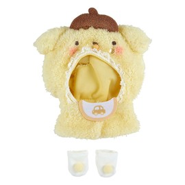 Sanrio 183768 Pompompurin Plush Costume, Enjoy Idol, Baby Theme Supplies, Pudding, 5.6 x 5.2 x 1.2 inches (14.2 x 13.3 x 3 cm), Character