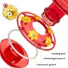 Birdream Hummingbird Feeder for Outdoors Hanging 40oz 10 Feeding Ports,