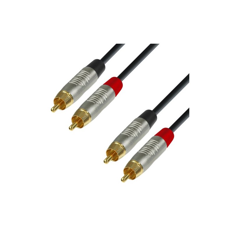 Adam Hall 4 Star Series 1.5m Rean 2x RCA Male