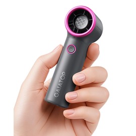 Gaiatop Mini Portable Handheld Fan, 4000mAh [15h Max Runtime] Personal Turbo Fans Pocket Size, High Speed 1-100 Adjustable Small Hand Fan, Outdoor Travel Concert Essentials, Gifts for Women Men, Gray