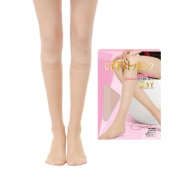 G&Y Women's Stockings, Below Knee Length, 12 Pairs Set, Short, Stretchy, Transparent, Bare Skin, Smooth, Durable, Wash, dark skin color