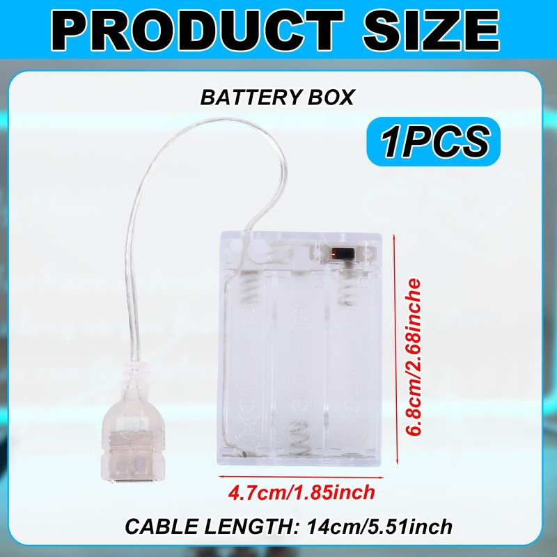 Portable Battery Pack for 5V LED Neon Sign, Power Supply