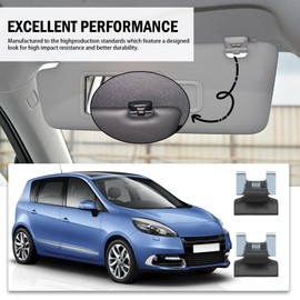 Anlseiod Rear Sun Visor Hook Clip for Grand Scenic III and Scenic III 2009 964000020R