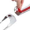 X AUTOHAUX 4pcs Chrome Plated ABS Exterior Side Door Handle