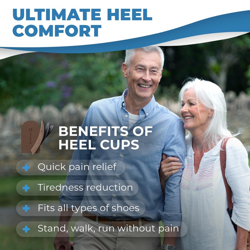 Adjustable Orthopedic Heel Lift Inserts - 3-Layer Rubber Shoe Insert