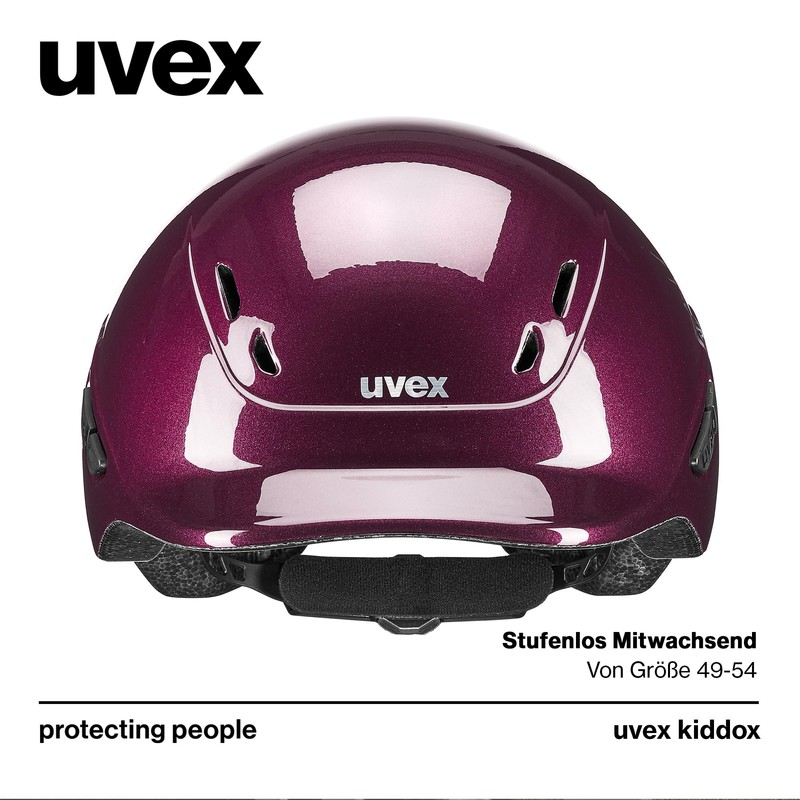 uvex Kidoxx Kids Lightweight Riding Helmet Individual Adjustment Optimal Ventilation