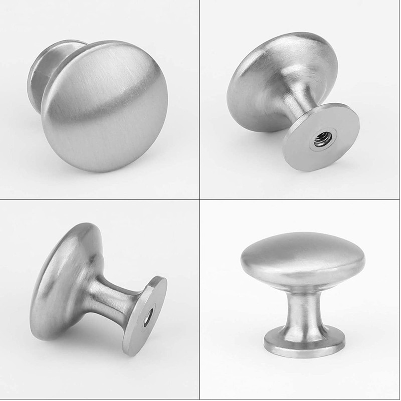 homdiy 30 Pack Cabinet Knobs Brushed Nickel Drawer Knobs -