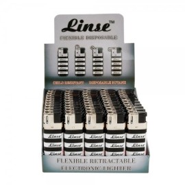 Linse 100 Disposable Lighters - Linse Brand - Adjustable Flame - Bulk Deal