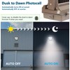 Dusk to Dawn 240W Rotatable LED Wall Pack Light, 5000K