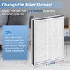 2 Pack Vital 100 True HEPA Replacement Filter Compatible with