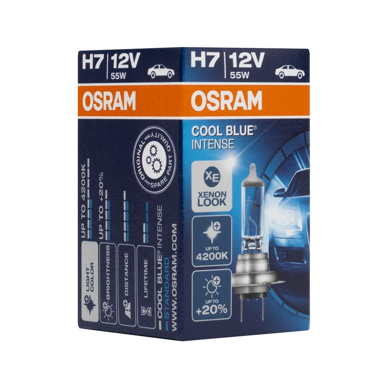 OSRAM 64210CBI COOL BLUE INTENSE H7, halogen headlight lamp, 64210CBI,