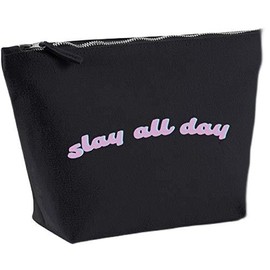Hippowarehouse Slay all day printed make up cosmetic wash bag 18x19x9cm