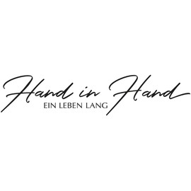 Rayher 29173000 Stempel Hand in Hand ein Leben lang, 3 x 12 cm