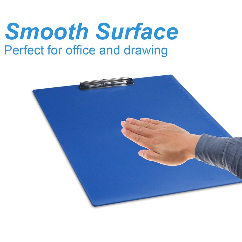 Acocony 11x17 Clipboard Vertical with Ruler Extra Large Clipboard Low