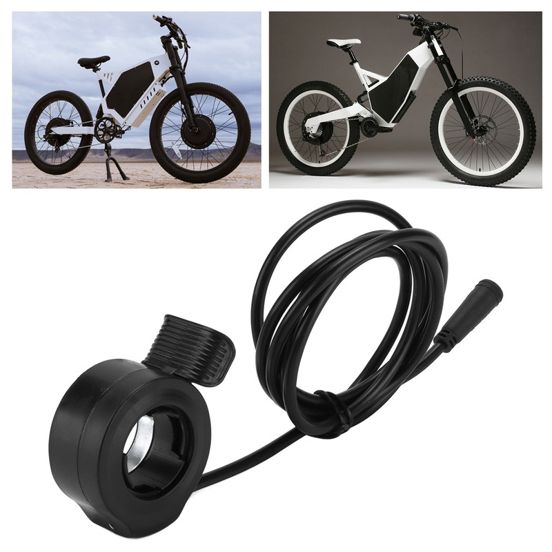 Thumb Throttle Plug 3Pin Left Right Waterproof for Electric Mountain