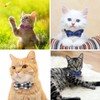 tonyg-p 3 Pcs Cat Collars with Bow Tie and Bell