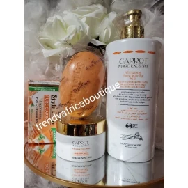 Leojeci 3pcs. Carrot Magic Exclusive whitening body LOTION, Face Cream &style Clair Soap