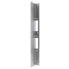 FEPS Lock Angle Strike Plate FE-RS004 50 x 25 x 350 mm Brushed Stainless Steel for Door Frame Strike Plate