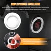 QZTYTY 2PCS Car Engine Start Stop Decoration Ring, Car Start