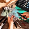 24pcs Metal Puzzle Tool Set DIY Model Kits With Clippers,