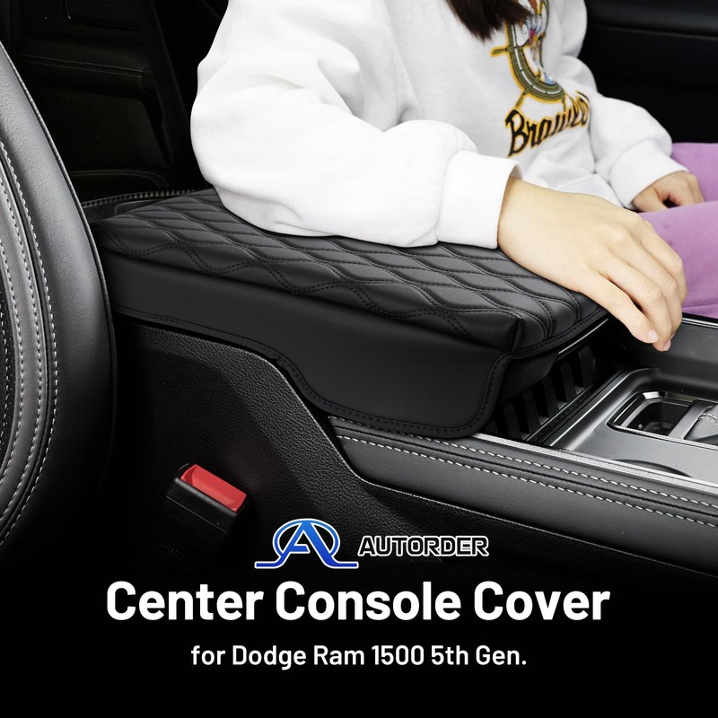 Autorder Center Console Cover for 2019-2025 2026 Dodge Ram 1500/2500/3500
