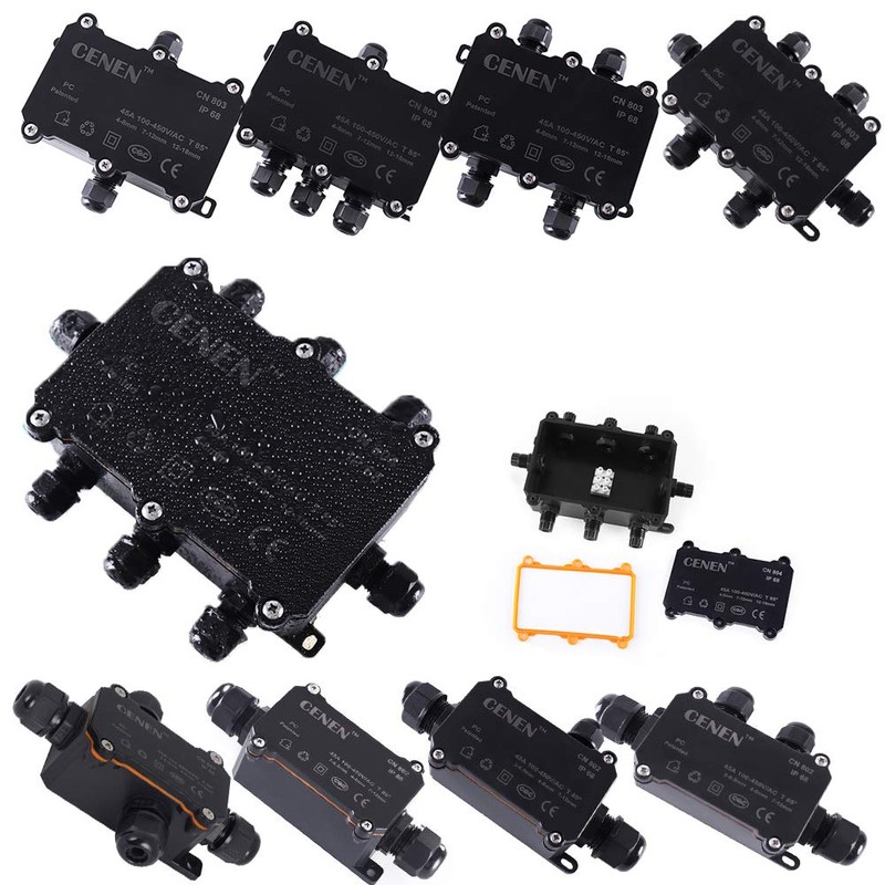 Waterproof Outdoor External Electrical Junction Box Underground Cable Line Wires