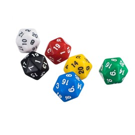 Cutefly O9V3 Polyhedral Dice, Acryl