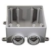 Weatherproof Box, 2Gang, PVC, 36.3 cu. in