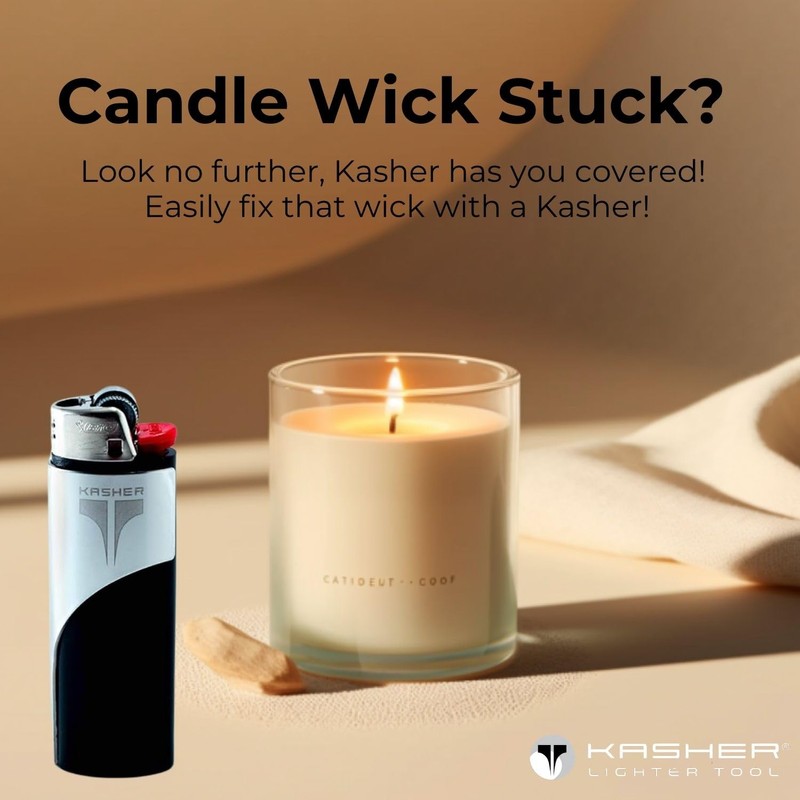 Kasher Classic Multi-Tool Lighter Case with Lighter - Lightweight, Durable