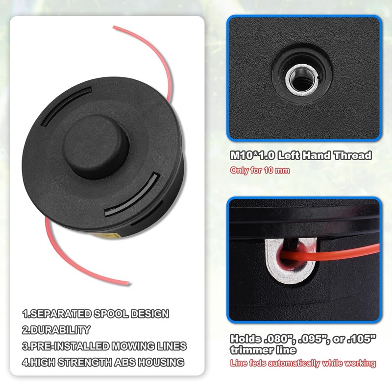 5-Pack 25-2 Trimmer Head 4002 710 2108 for String Trimmer