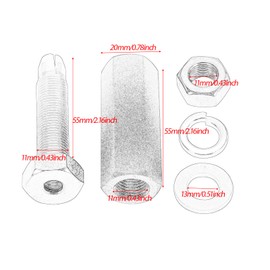 GIDIBII- Quick Release Flag Pole Holder Stainless Steel Flag Stand for 1/4 Pole Outdoor Weather Resistant ATV, Motorcycle, Utv Flagpole Support