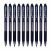 ArrowRT Retractable Ballpoint Pens, BLACK, Fine Point (0.7mm), Pack of