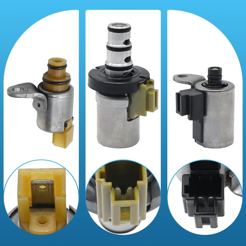 6Pcs Transmission Shift Solenoid Kit EPC PWM 4F27E Replacement for