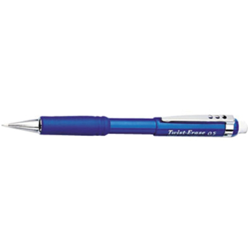 Pentel (R) Twist-Erase(R) III Automatic Pencil, 0.5 mm, Blue