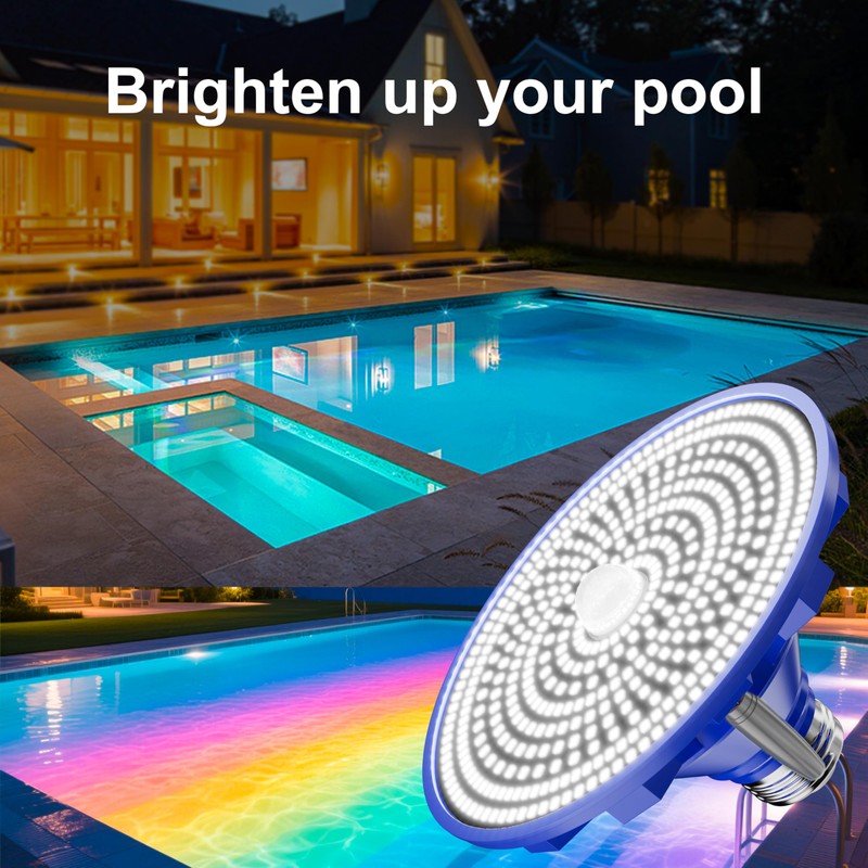 XMPTYN LED Pool Light Bulb for Inground Pool, RGBW Swimming