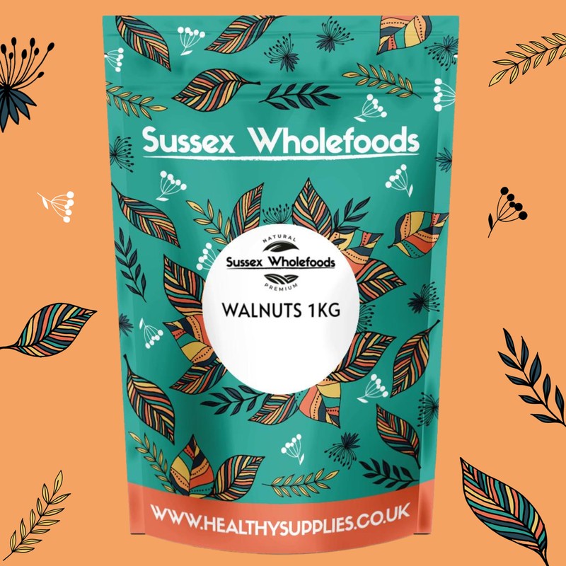 Sussex Wholefoods Walnut Halves 500g: Premium Quality, Nutritious Superfood Delight!