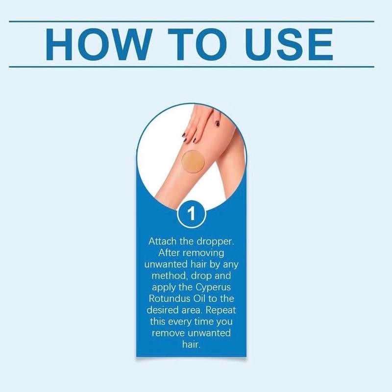 100% Pure Cyperus Rotundus Oil for Hair Removal