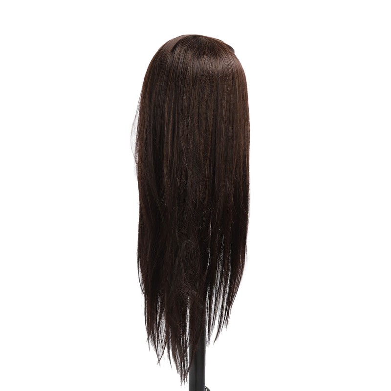 Hairdressing Mannequin Head 63cm Synthetic Fiber Head Styling Middle Part
