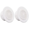 uxcell Round Vent Cover, ABS Plastic Adjustable Air Vent Cover