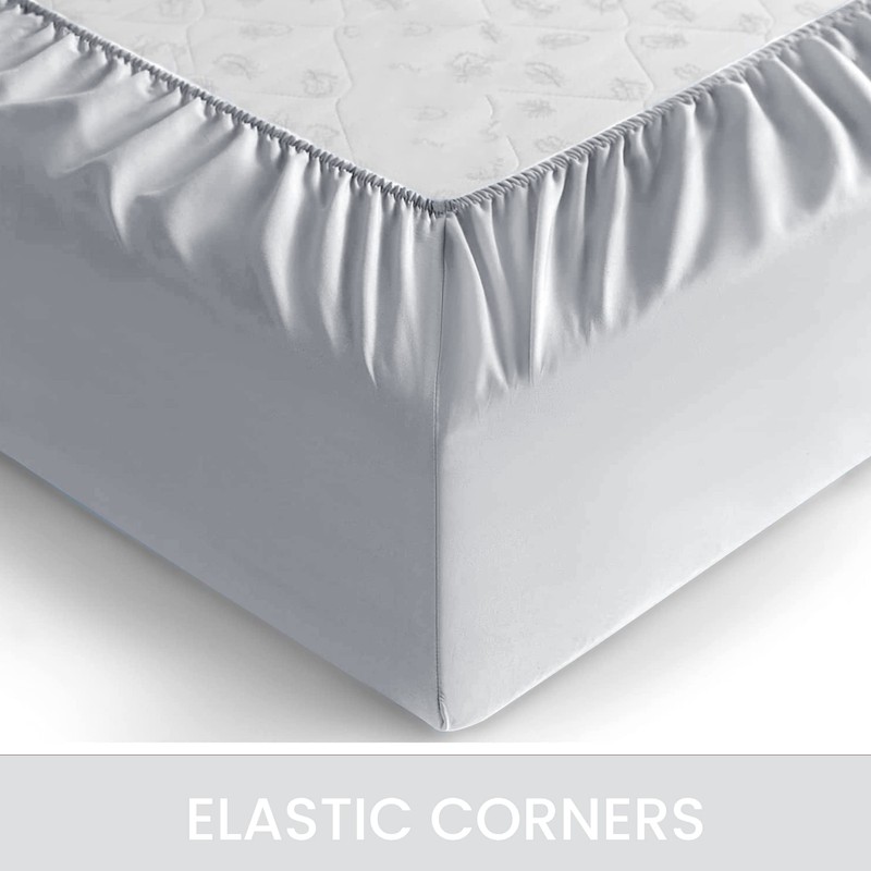 Hafaa King Size Fitted Sheets – Easy Care 25 cm