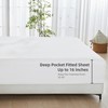 GOKOTTA Fitted Sheet Only - 15 inch Pocket, 100% Rayon