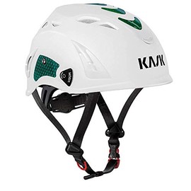 Kask Industrial helmet "Plasma HI VIZ" circumference 51-63 cm in white/green Plasma HI VIZ, white/green, M, WHE00009-253