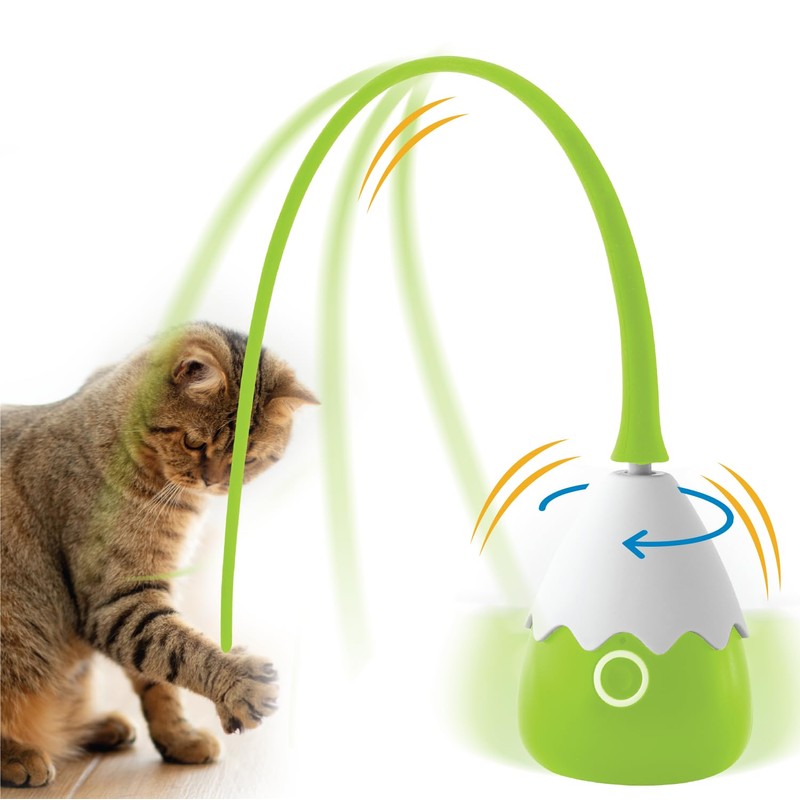 Pets Know Best PurrSpin Interactive Tail Chase Cat Toy- Unpredictable