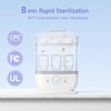 Snow Bear Baby Bottle Sterilizer and Dryer with Touchscreen, 6-in-1