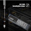 VitalBloom M.2 SSD Fixing M.2 Kit, NVME Screws M.2 Compatible