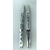 BDA 16" Inch Chrome Double Blade Windshield Wiper Pair 2PC